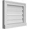 Ekena Millwork Vertical Surface Mount PVC Gable Vent: Functional, w/ 2"W x 2"P Brickmould Sill Frame, 18"W x 14"H GVPVE18X1403SF - alternate 5